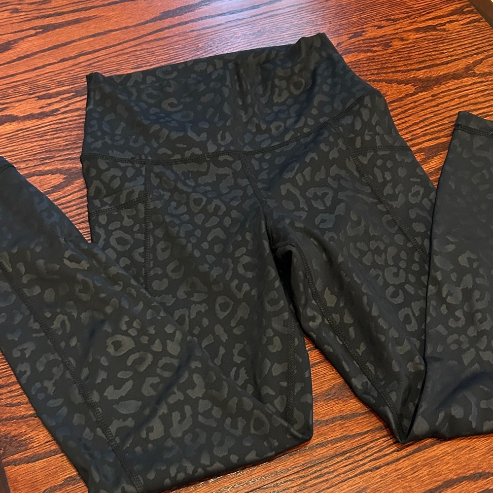 Reflex Black Patterned Leggings
